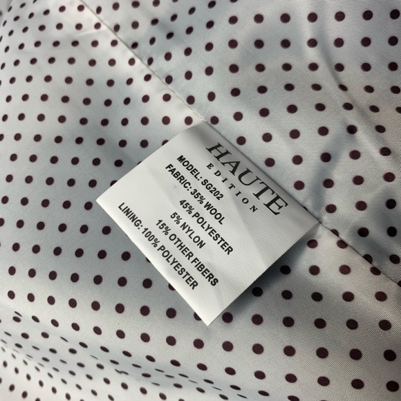 New! Haute edition wool blend coat button - Picture 7 of 9